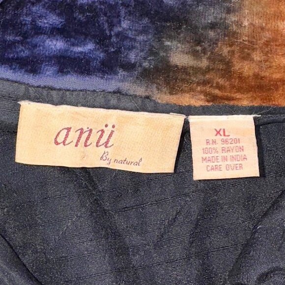 Anü by Natural | XL | Vintage Patchwork Jacket | Boho | Patchwork | Eclectic - Picture 7 of 16